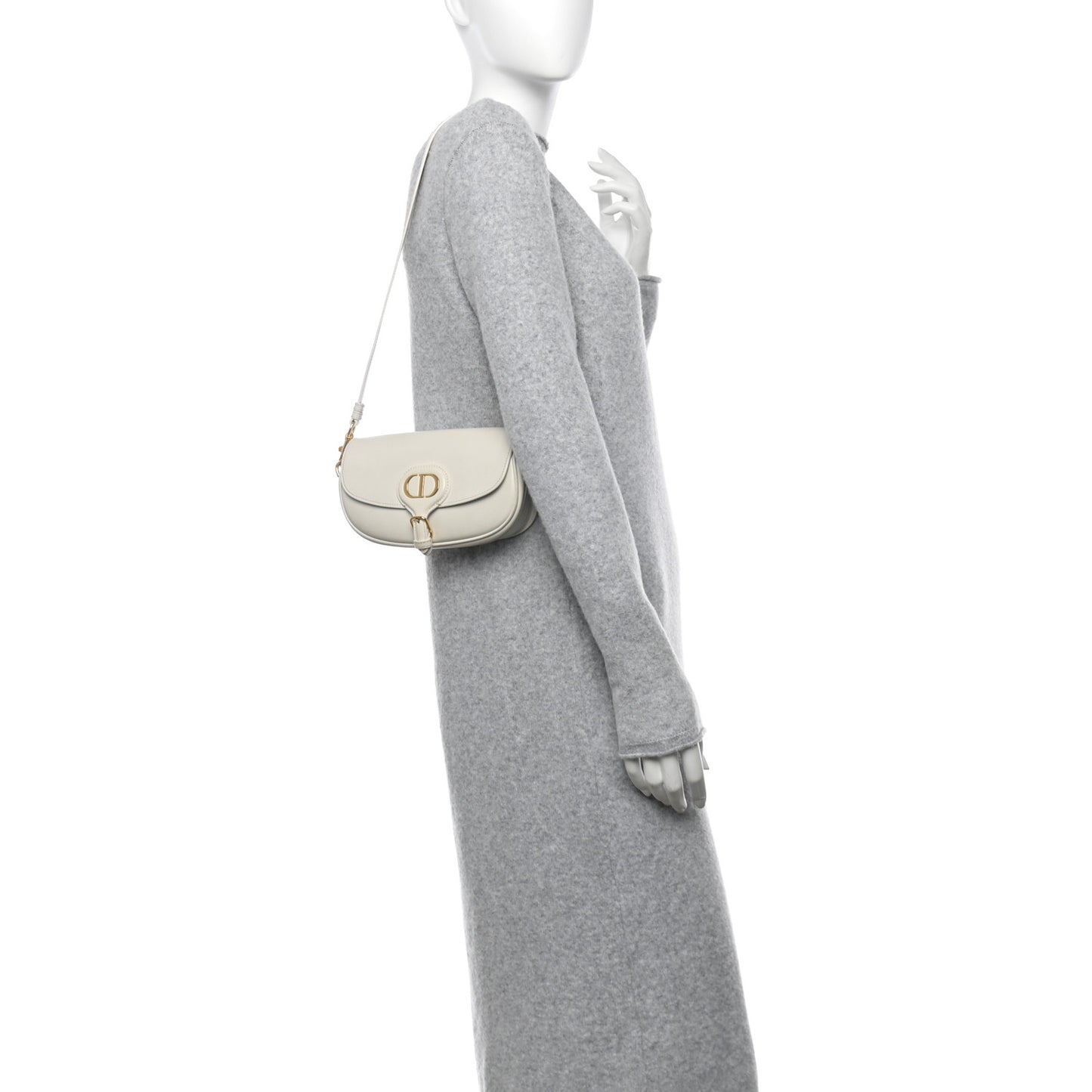 Box Calfskin East West Bobby Bag Latte