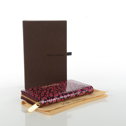 Louis Vuitton Vernis Leopard Zippy Wallet Rouge Fauviste 4 of 7