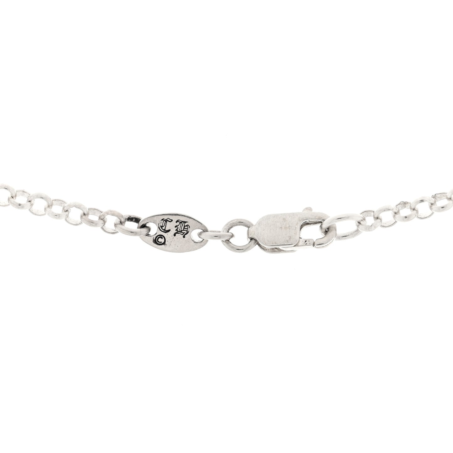 Sterling Silver Roll Chain Necklace 20"