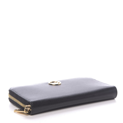Fendi Vitello Liberty Lucido F is Fendi Zip Around Wallet Black 4 of 6