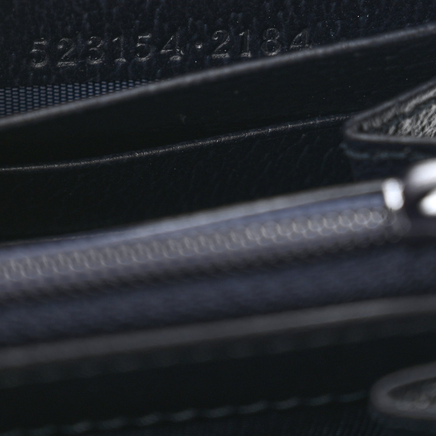 GG Supreme Monogram Textured Dollar Calfskin Web Ophidia Zip Around Wallet Beige Blue