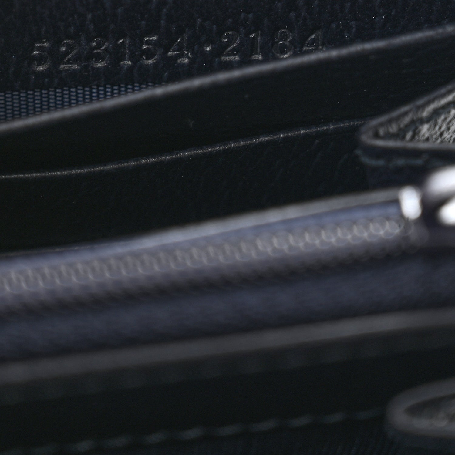 Gucci GG Supreme Monogram Textured Dollar Calfskin Web Ophidia Zip Around Wallet Beige Blue 8 of 10