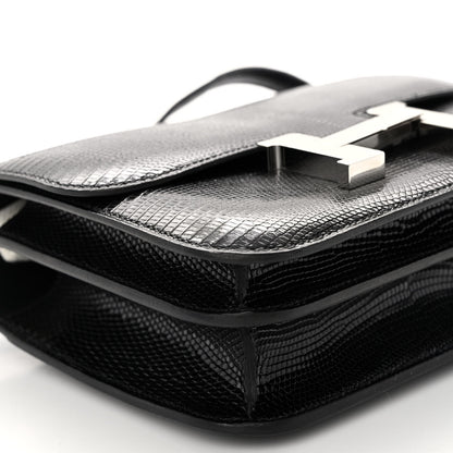 Hermes Lizard Constance 18 Black 9 of 13