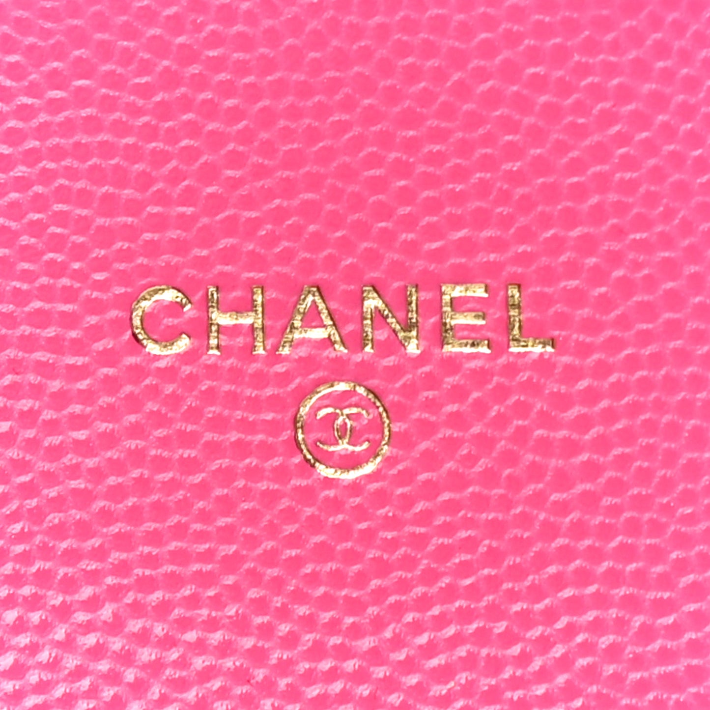 Caviar Quilted Medium Flap Wallet Dark Pink