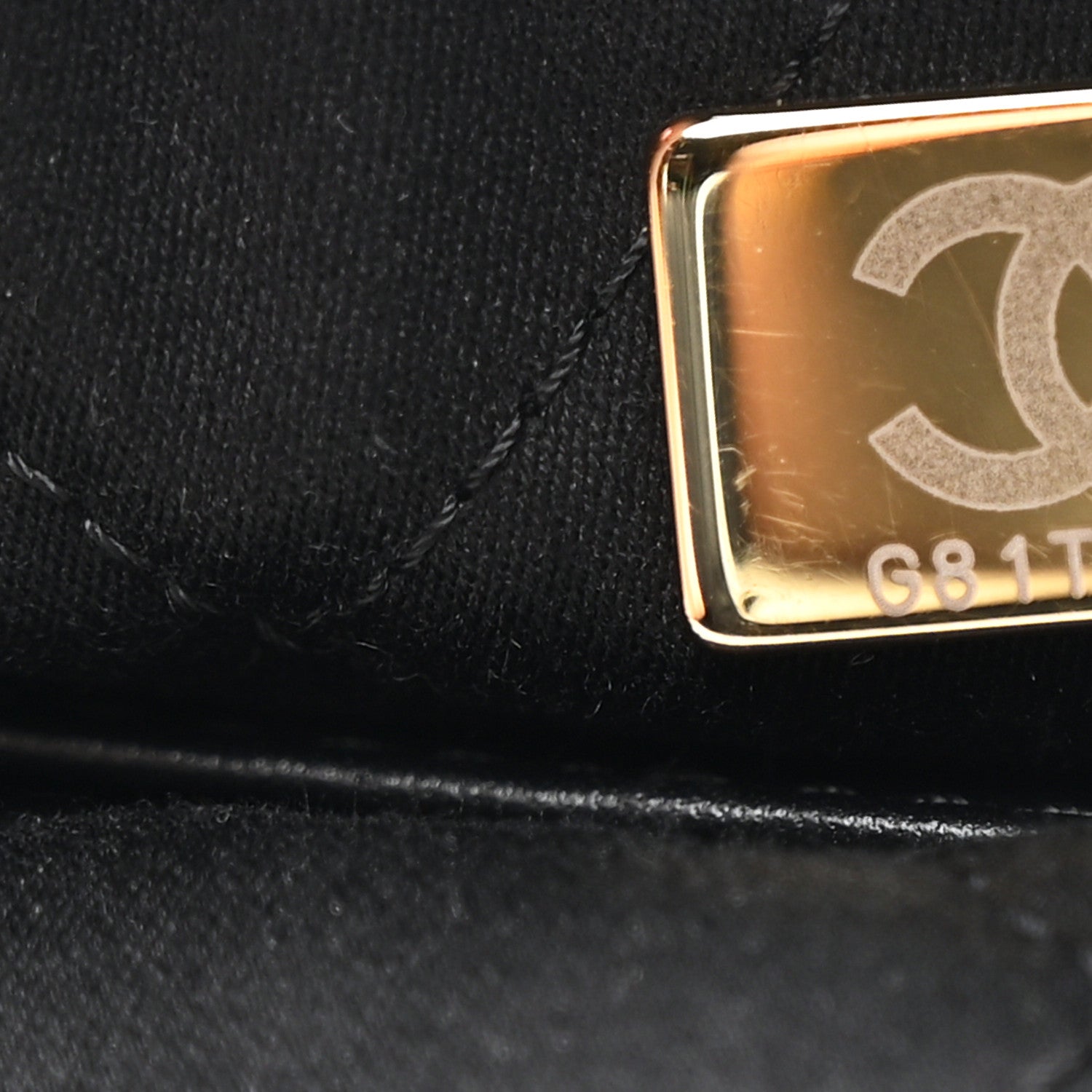 Chanel Shiny Calfskin Striped Mini Chanel 22 Black White 7 of 10