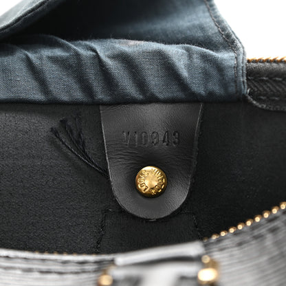 Louis Vuitton Epi Speedy 30 Black 6 of 8