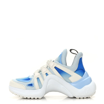 Louis Vuitton Calfskin LV Archlight Gradient Sneakers 38 Light Blue 1 of 7