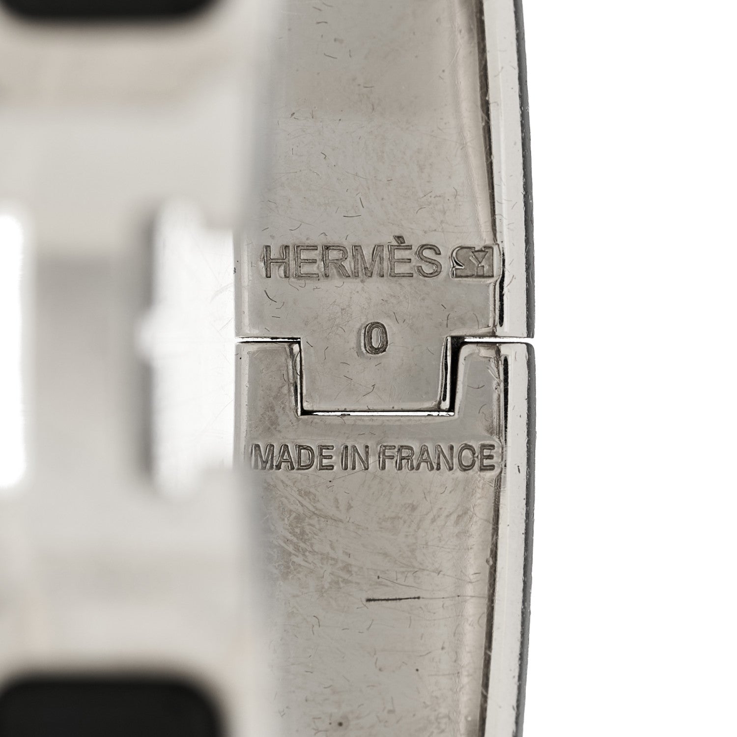 Hermes Enamel Narrow Clic Clac H Bracelet PM Black 4 of 5