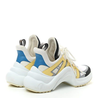 Louis Vuitton Calfskin Technical Nylon LV Archlight Sneakers 37.5 4 of 9