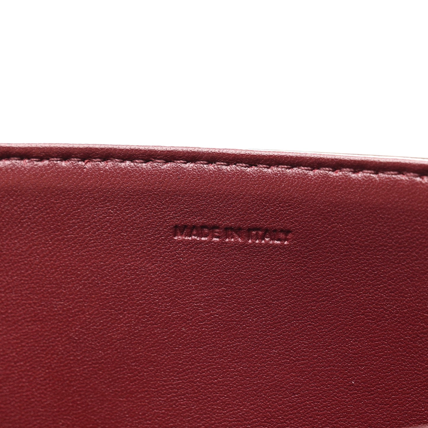Shiny Calfskin Medium Triomphe Light Burgundy