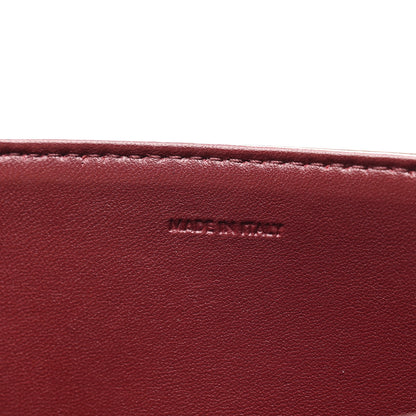 Celine Shiny Calfskin Medium Triomphe Light Burgundy 7 of 10