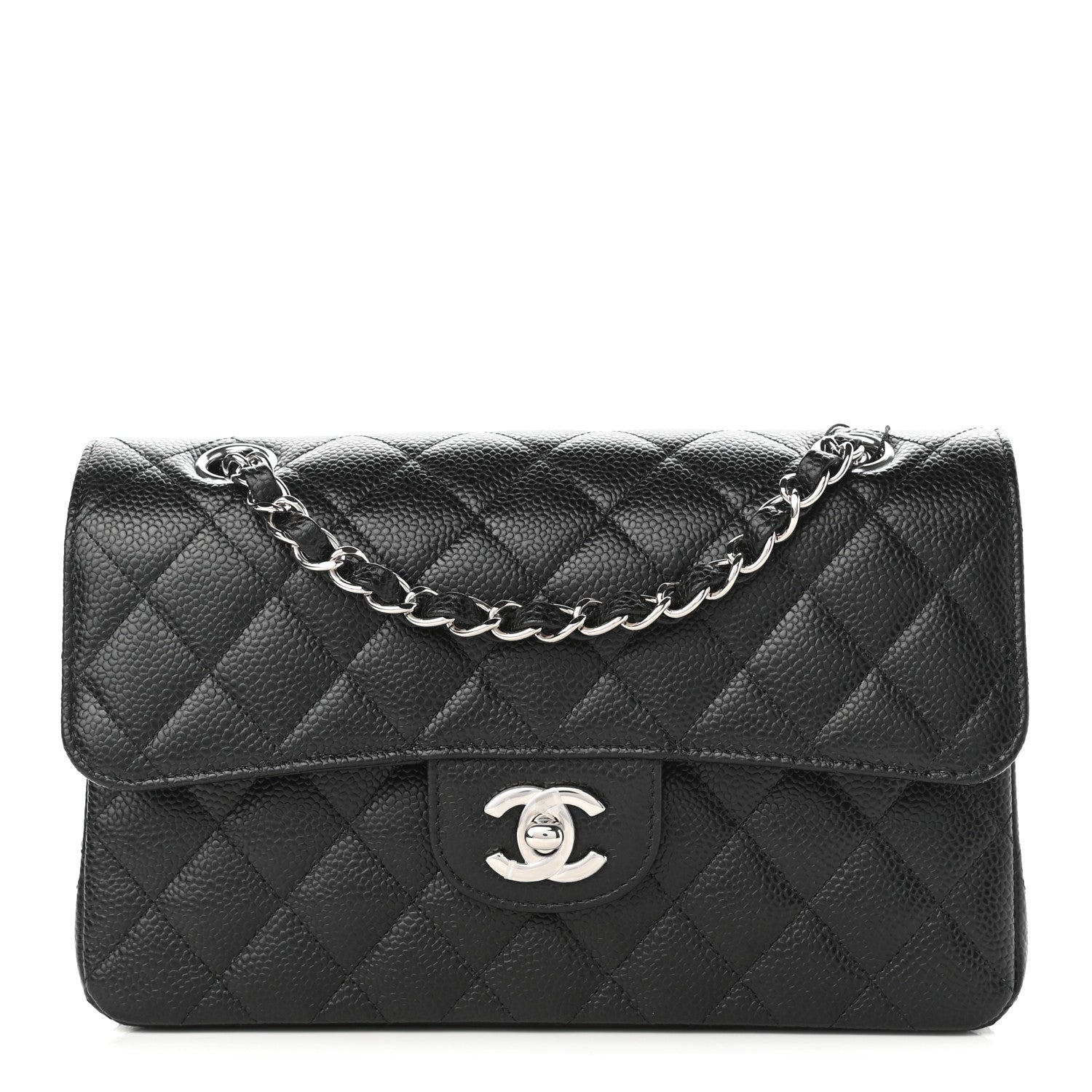 Chanel Caviar Quilted Small Double Flap Black 1 of 11