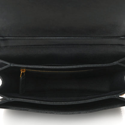 Saint Laurent Lambskin Quilted Small Becky Chain Bag Black 7 of 11