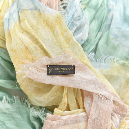 Louis Vuitton Cashmere Silk Pastel Stole 5 of 5