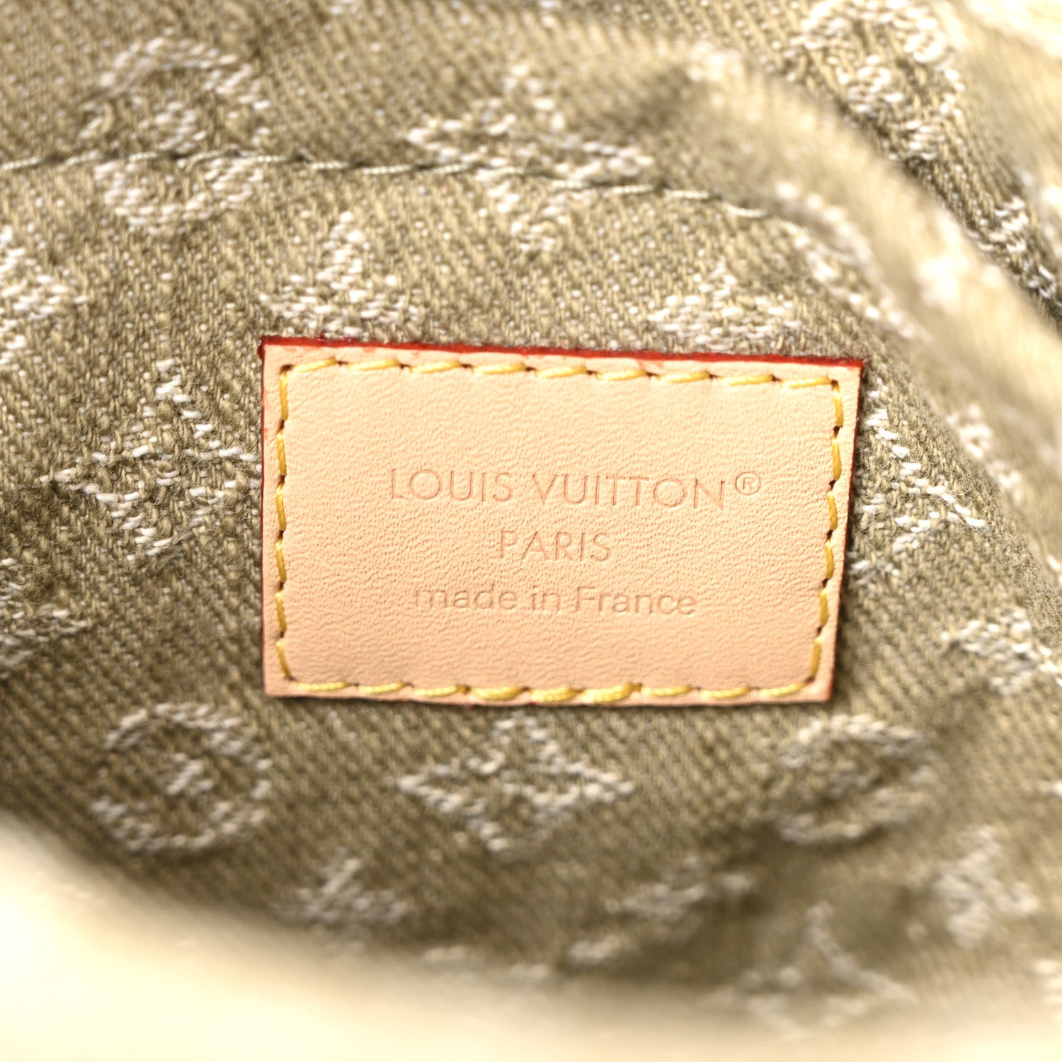 Louis Vuitton Monogram Denim Sunset Khaki 6 of 9