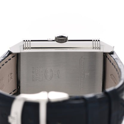 Jaeger-LeCoultre Stainless Steel Alligator 29.9mm Reverso Tribute Moon Manual Winding Watch Q3958420 4 of 5
