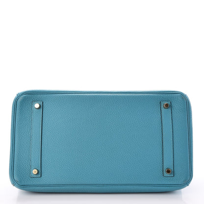 Hermes Togo Birkin 35 Turquoise 6 of 33