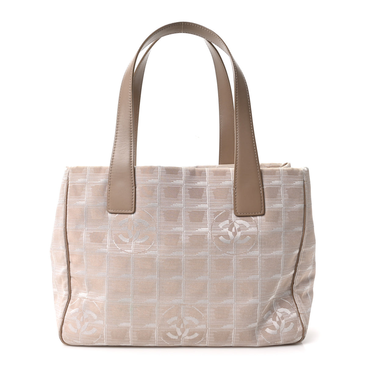 Nylon Small Travel Tote Beige