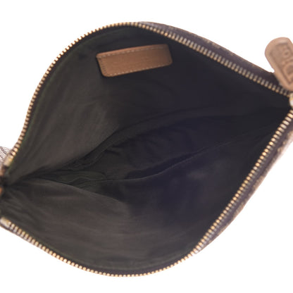 Christian Dior Monogram Mini Saddle Pochette Brown 5 of 12
