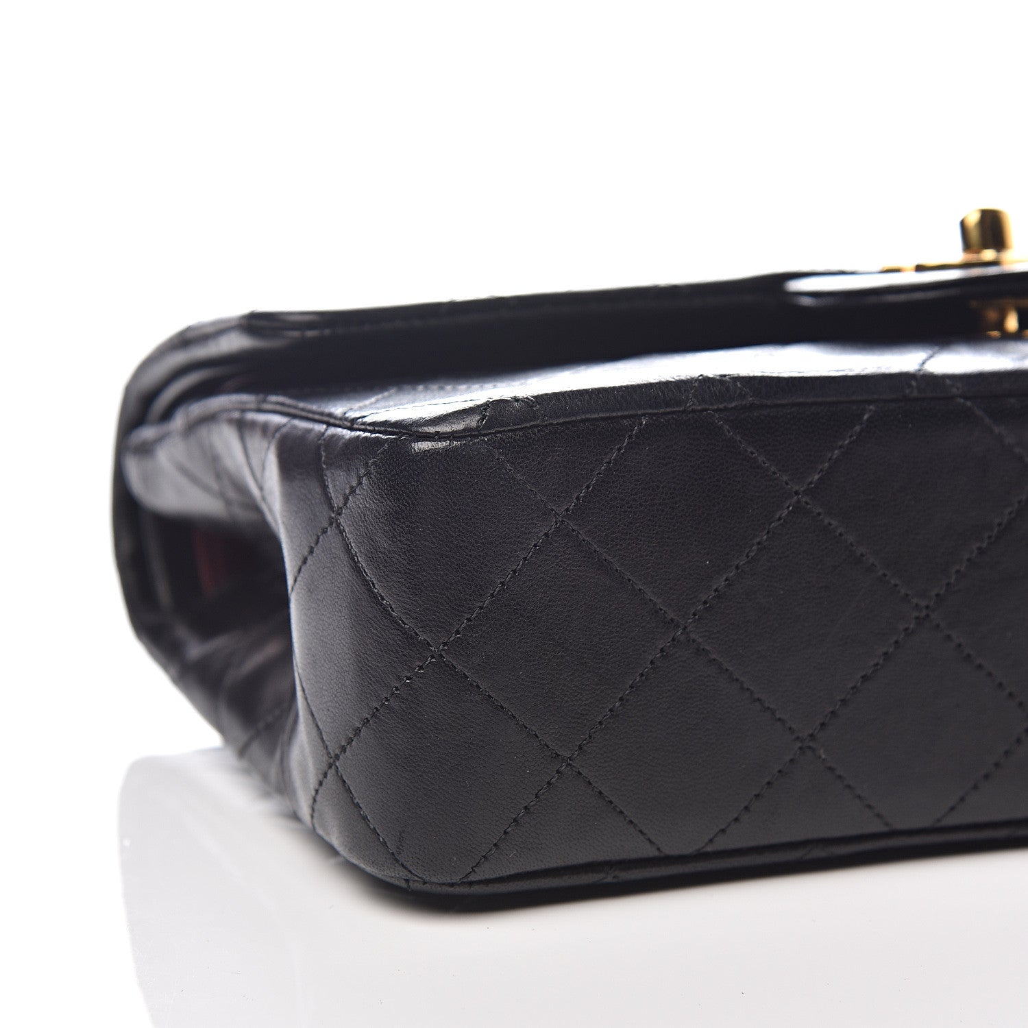 Chanel Lambskin Quilted Small Double Flap Black 8 of 15