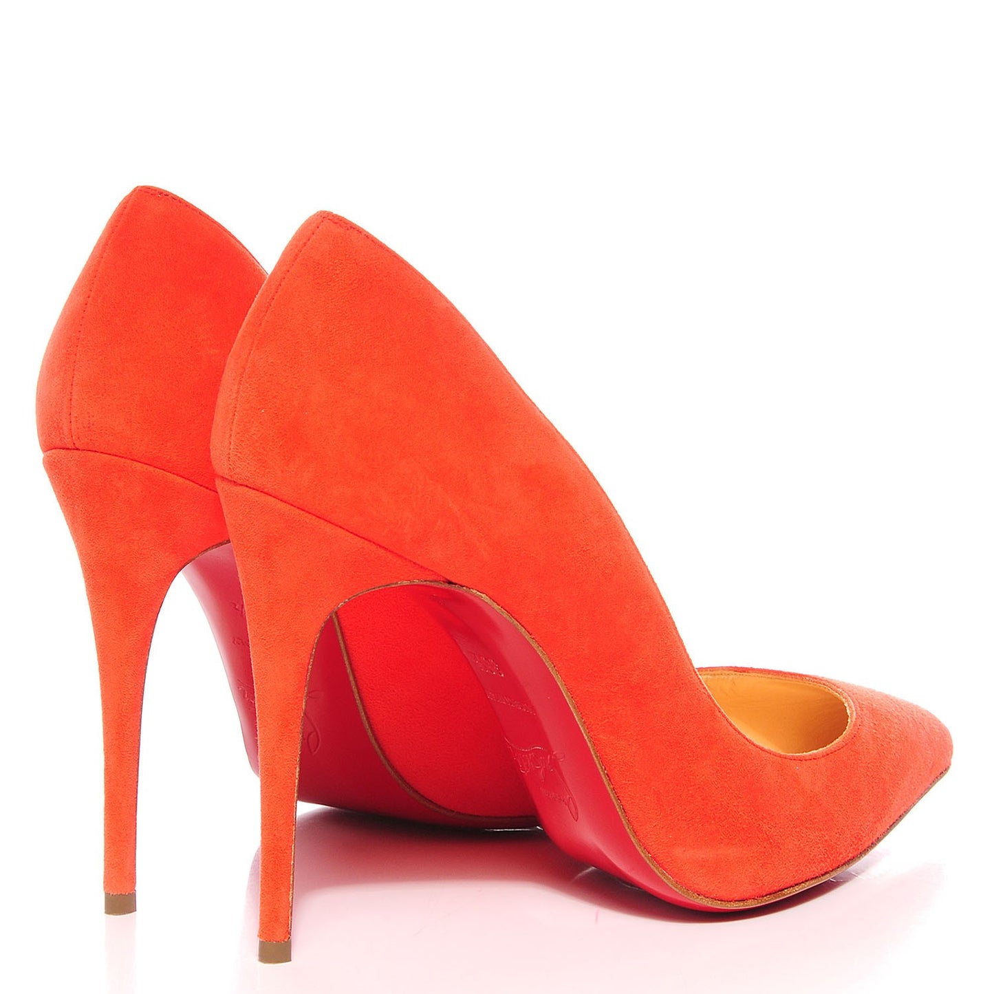Suede Pigalle Follies 100 Pumps 36.5 6.5 Papaye