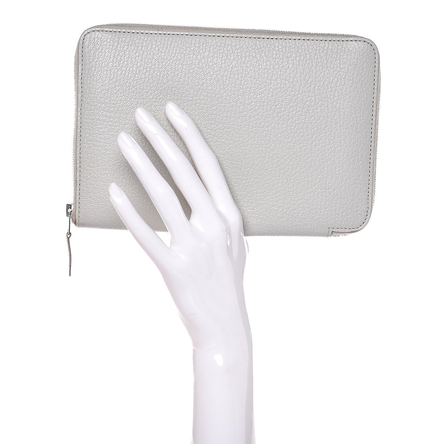 Chevre Mysore Azap GM Combined Wallet Gris Pale