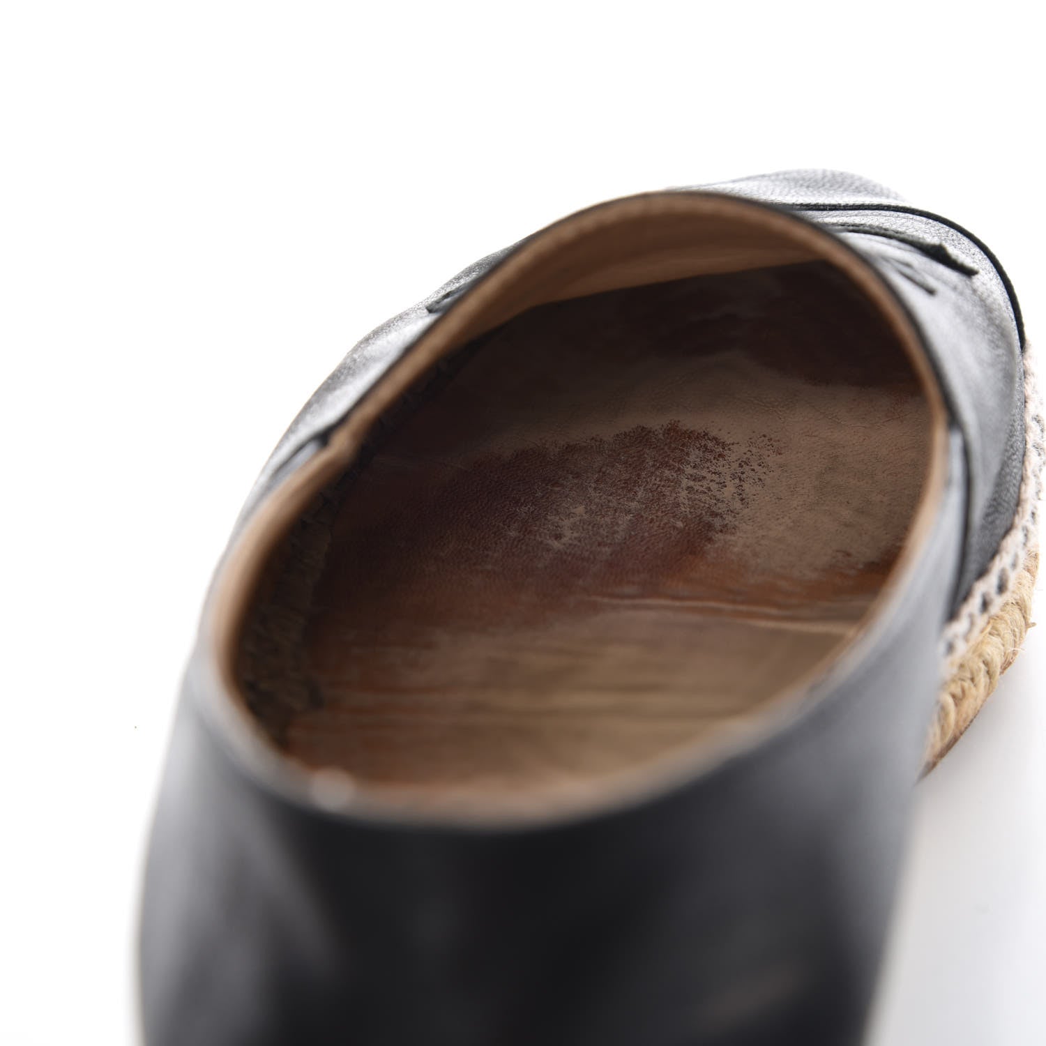 Chanel Lambskin CC Espadrilles 37 Black 11 of 15