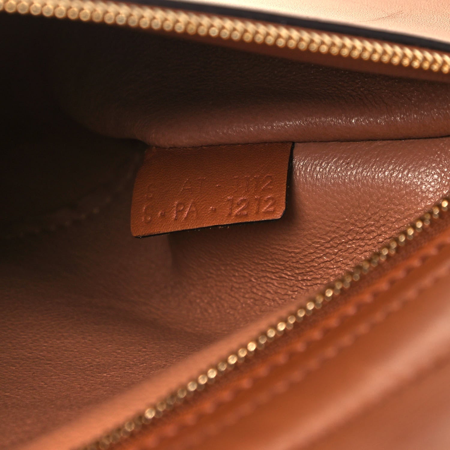 Celine Smooth Calfskin Suede Medium Trapeze Tan 7 of 9