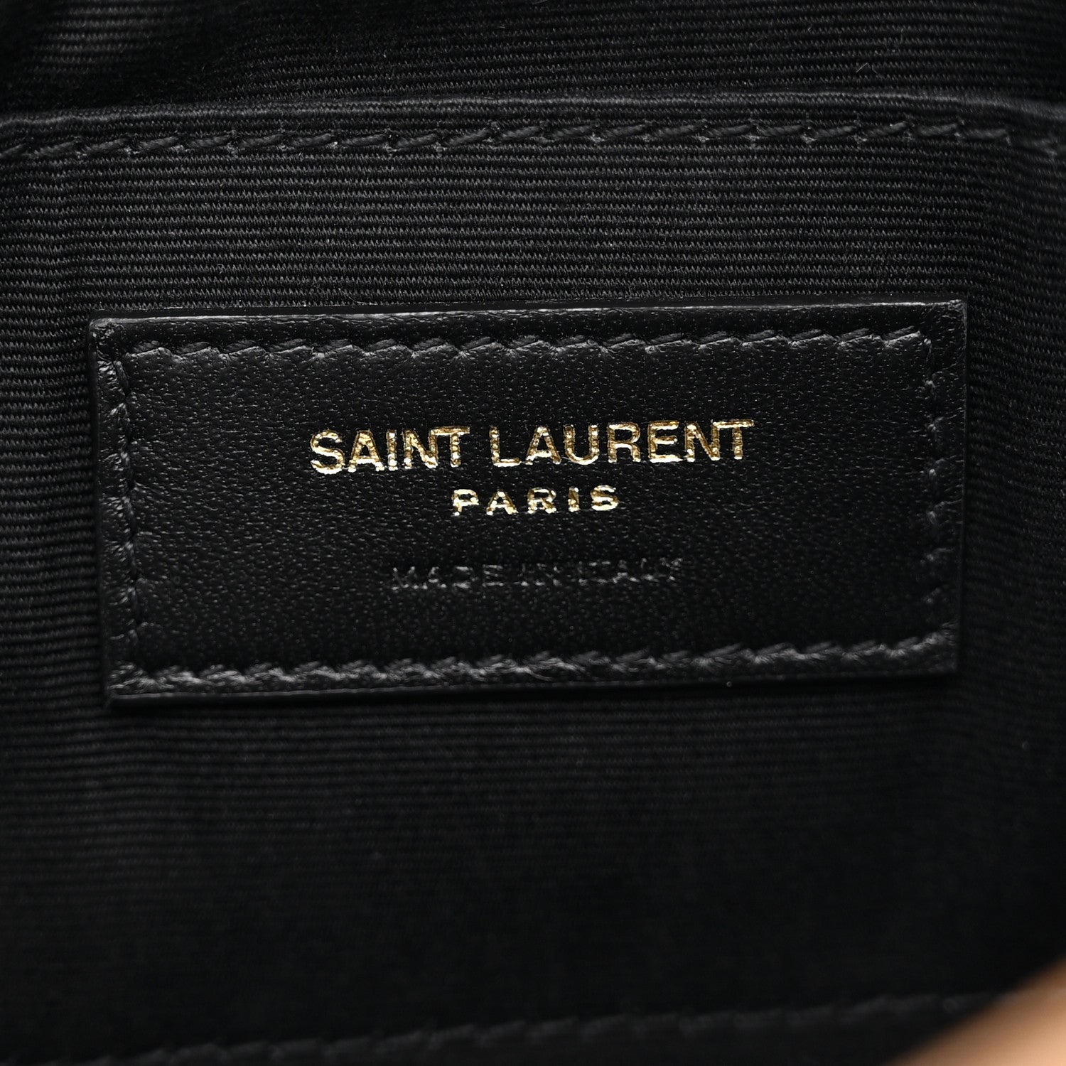 Saint Laurent Grained Lambskin Monogram Mini Niki Chain Satchel Dark Cork 6 of 11