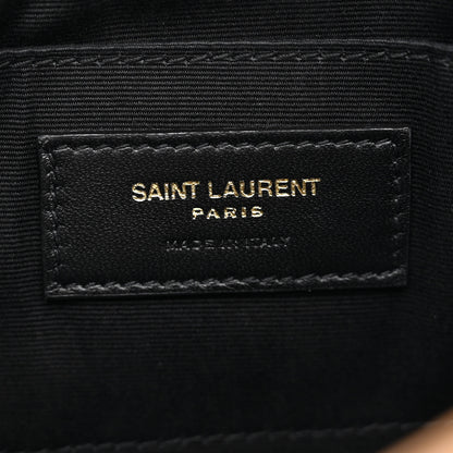 Saint Laurent Grained Lambskin Monogram Mini Niki Chain Satchel Dark Cork 6 of 11
