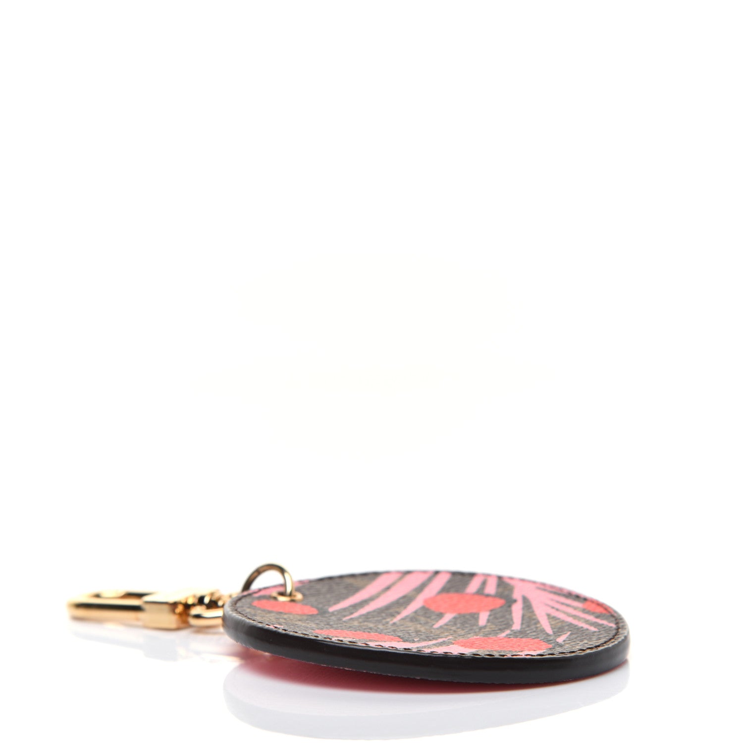 Louis Vuitton Monogram Jungle Dots Bag Charm Key Ring Sugar Pink Poppy 4 of 6