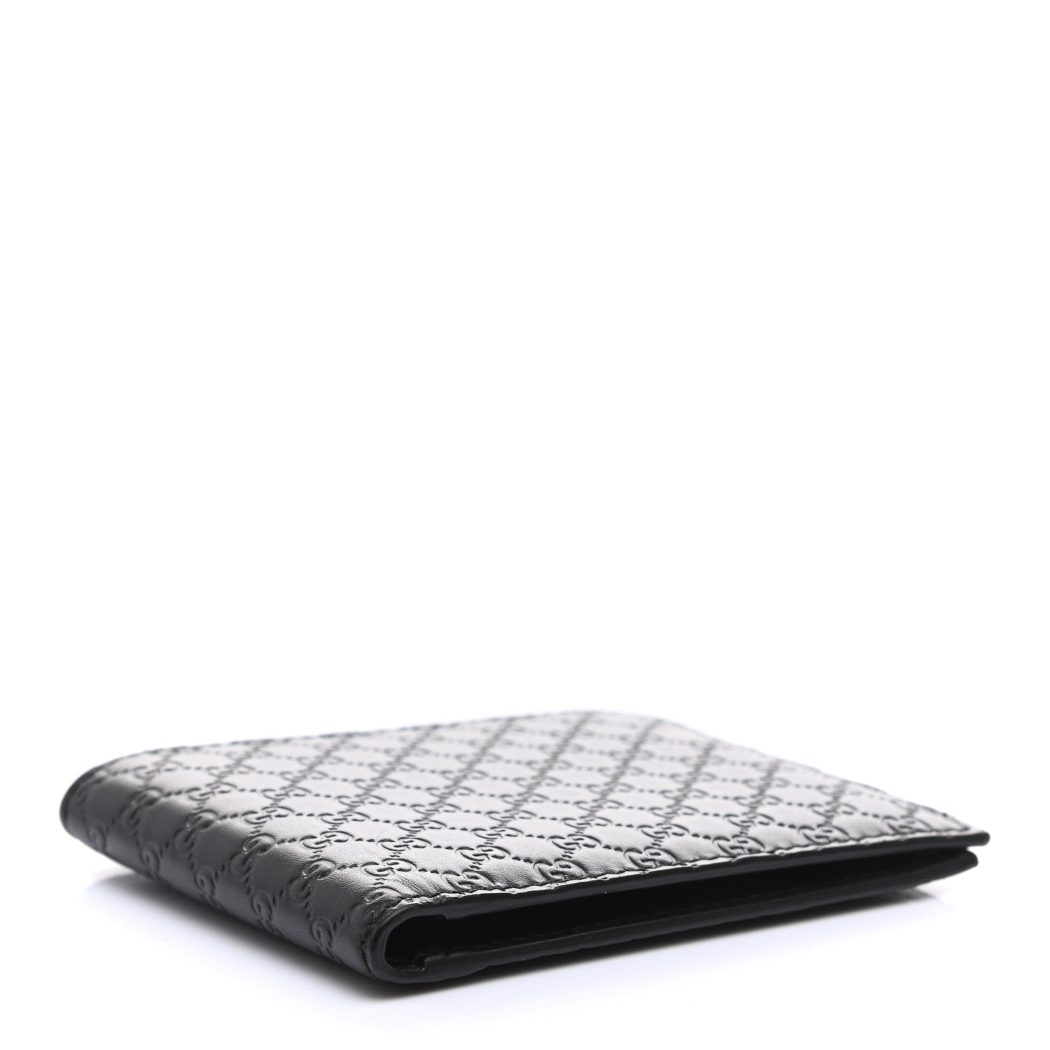Gucci Microguccissima Bi-Fold Wallet Black 4 of 7