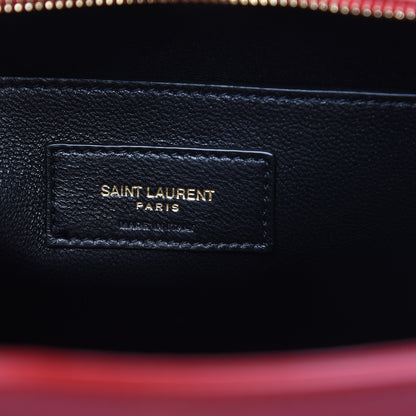 Saint Laurent Grain De Poudre Small Uptown Tote Rouge Eros 6 of 9