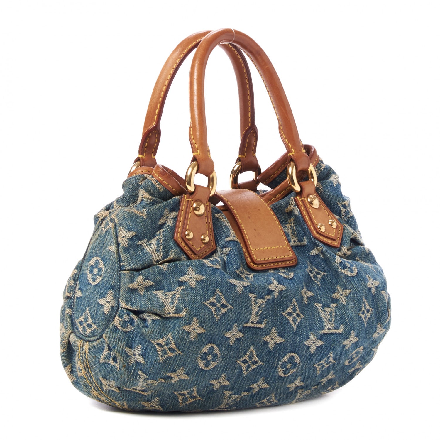 Louis Vuitton Monogram Denim Pleaty Blue 3 of 8