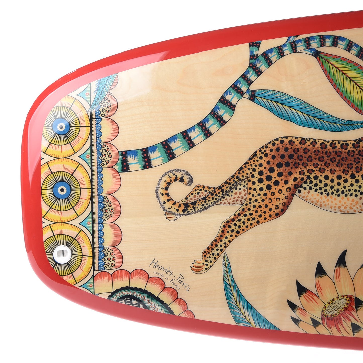 Resin Savana Dance Surfboard Rouge Vif Jaune