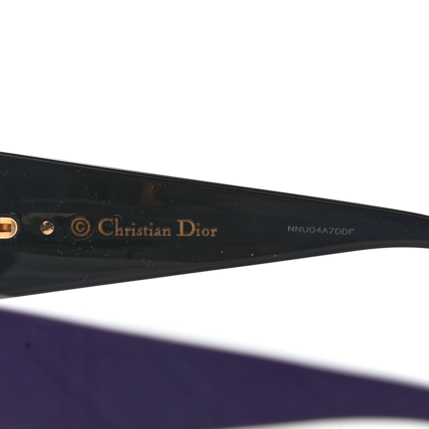 Christian Dior Resin Cannage Dior Lady Lady 10 Sunglasses Black Purple 7 of 8