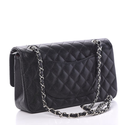 Chanel Caviar Quilted Medium Double Flap Black 2 of 13
