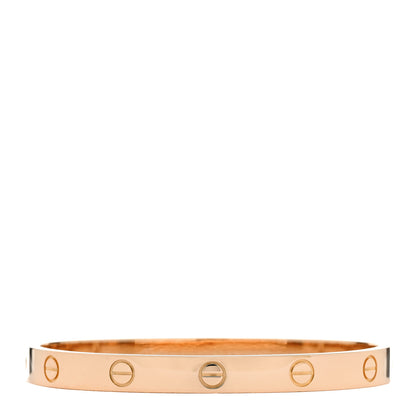 Cartier 18K Pink Gold LOVE Bracelet 17 2 of 8