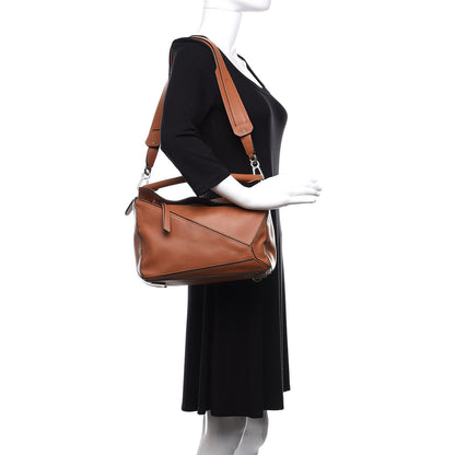 Loewe Calfskin Medium Puzzle Bag Tan 2 of 12