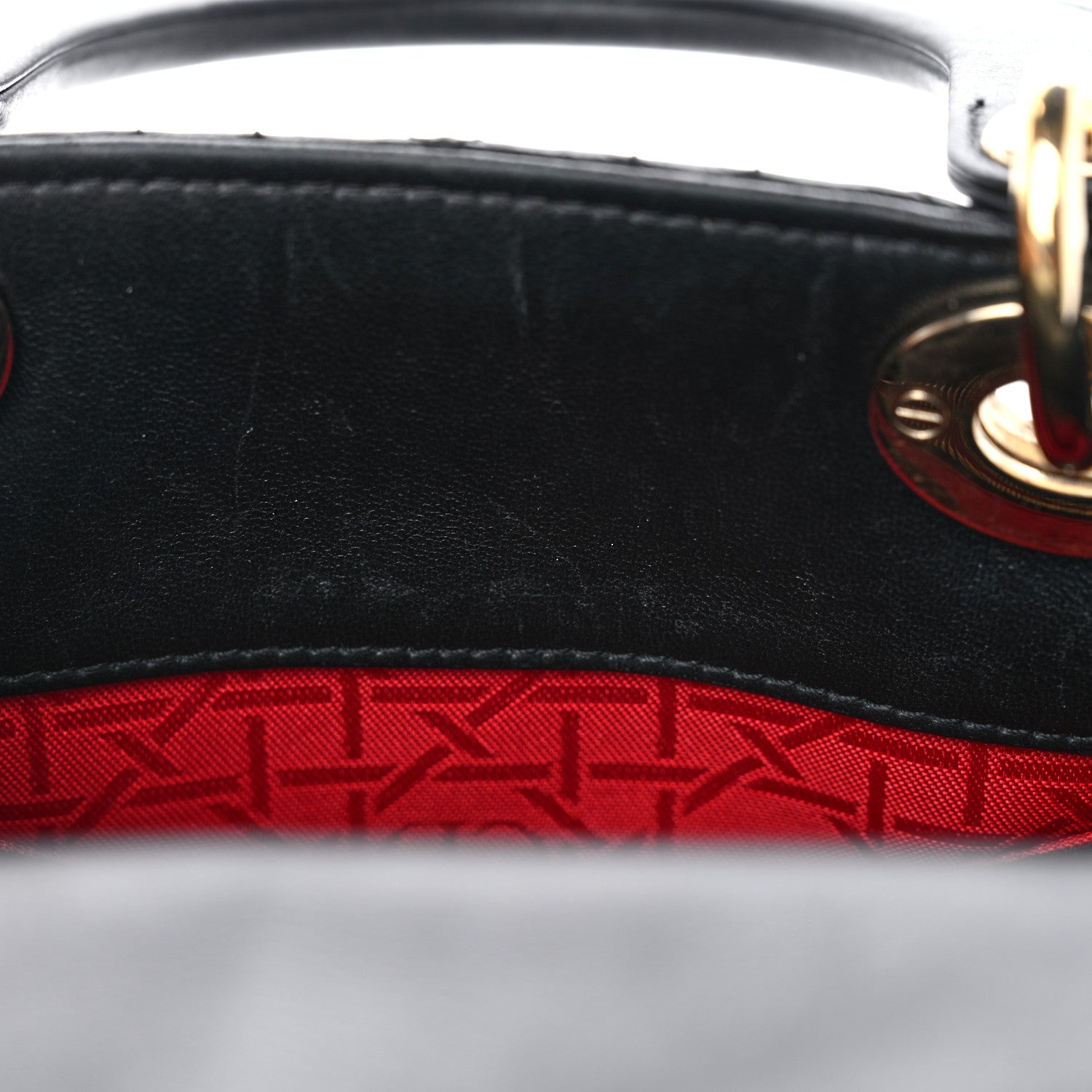 Christian Dior Lambskin Cannage Small My ABCDior Lady Dior Black 11 of 16