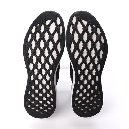 Chanel Fabric Logo Sneakers 38 Black 5 of 12