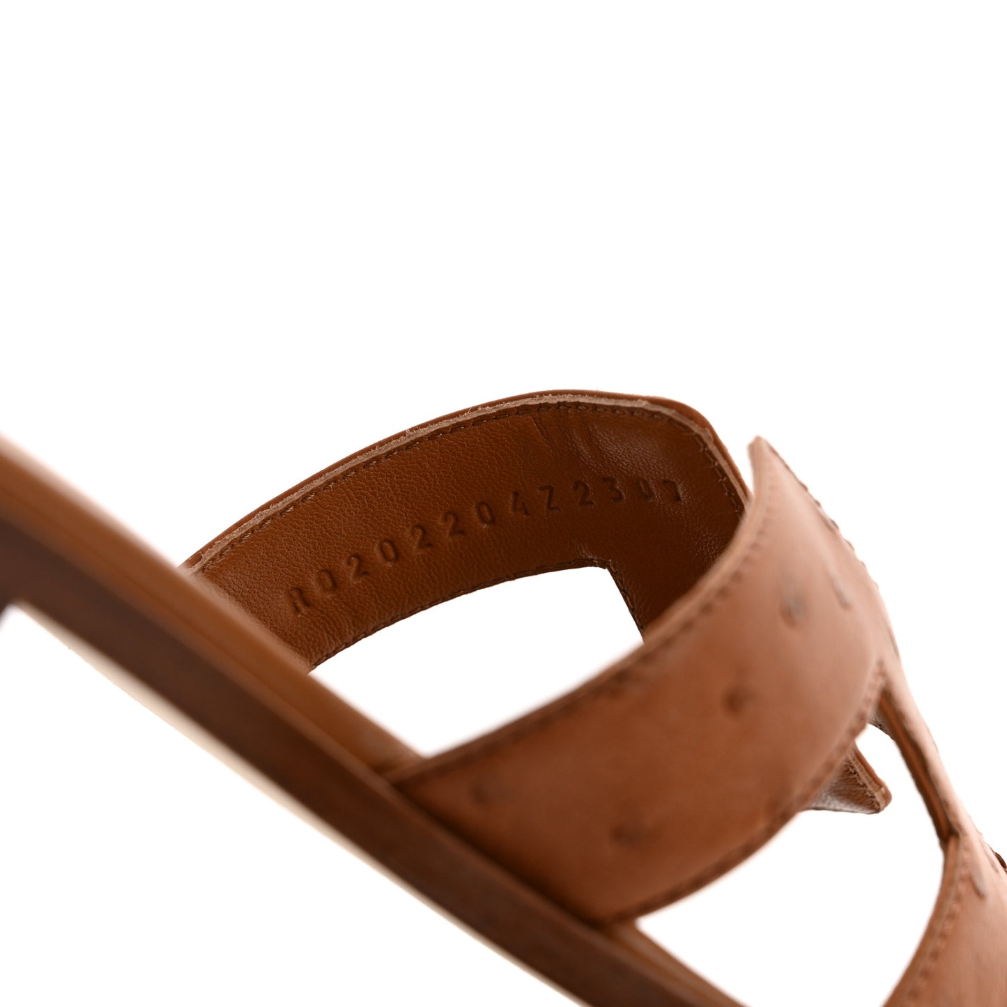 Ostrich Oran Sandals 35 Naturel