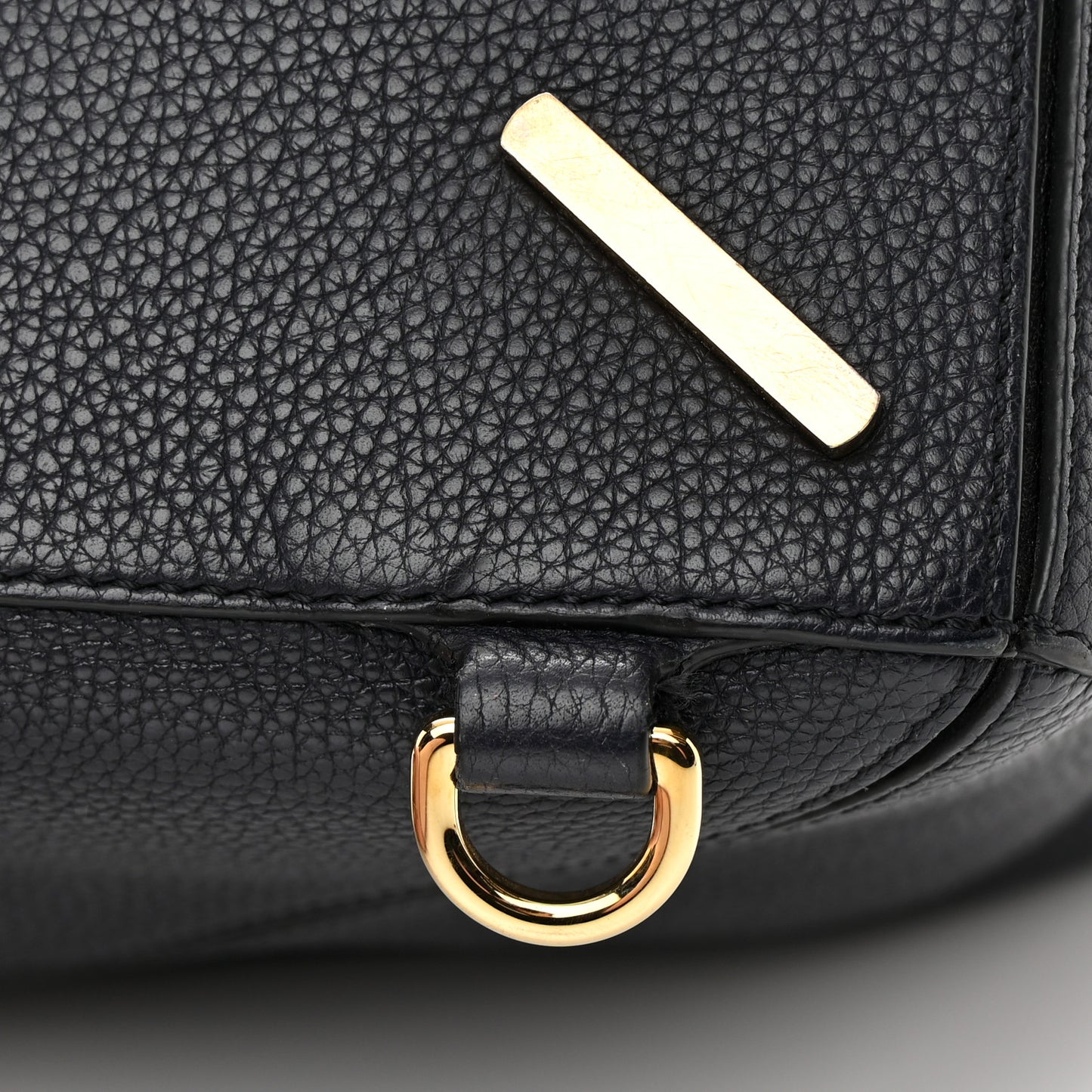 Calfskin Medium Puzzle Bag Midnight Blue Black