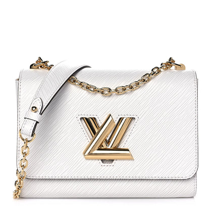 Louis Vuitton Epi Twist Shoulder Bag MM White 3 of 11