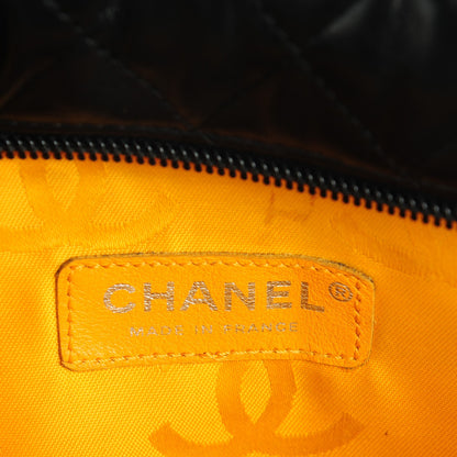 Chanel Calfskin Quilted Cambon Multipocket Shoulder Bag Black 7 of 8