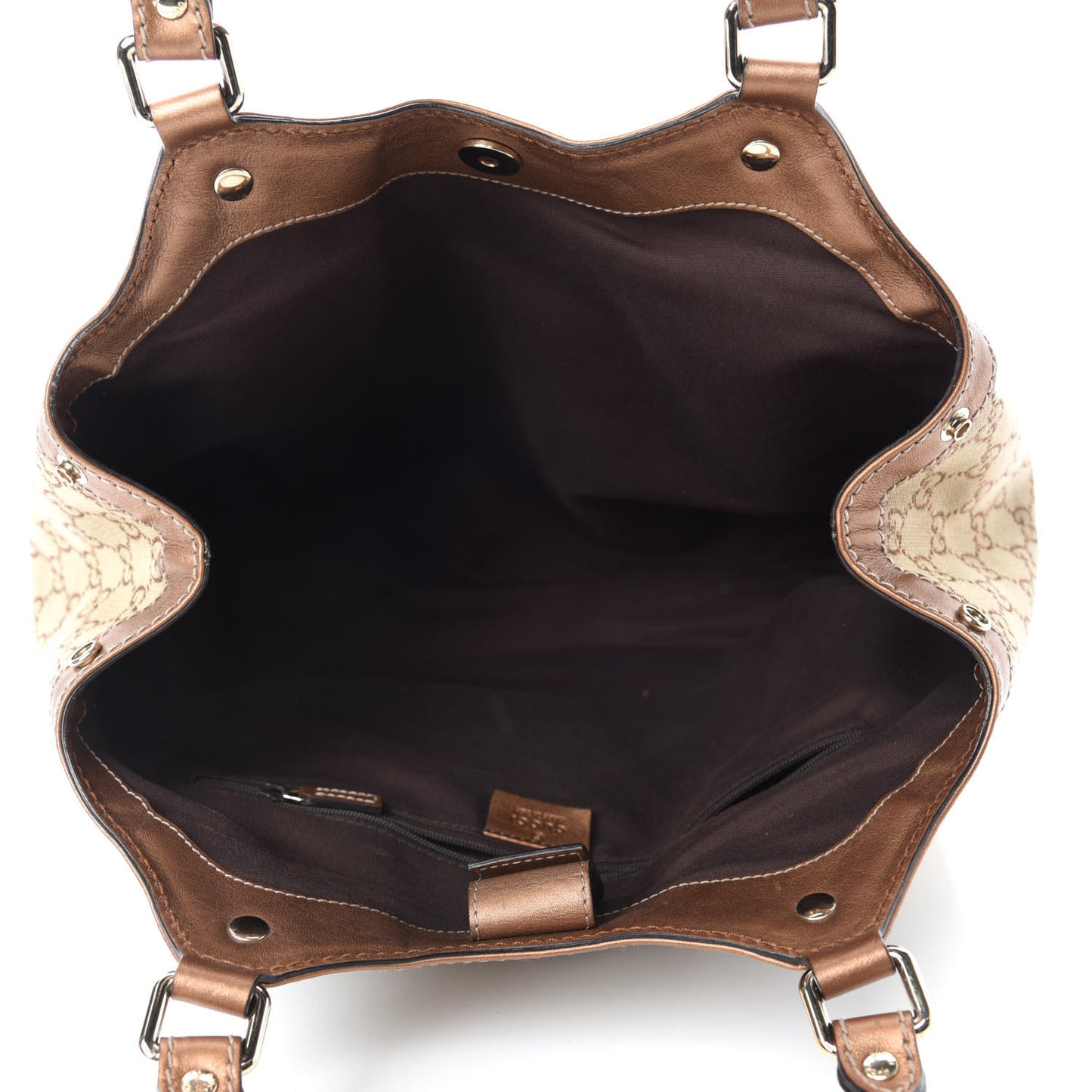 Monogram Medium Sukey Tote Bronze
