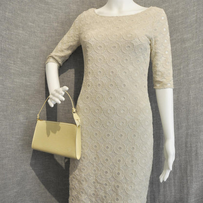 Louis Vuitton Epi Pochette Accessories Bag Vanilla 2 of 9