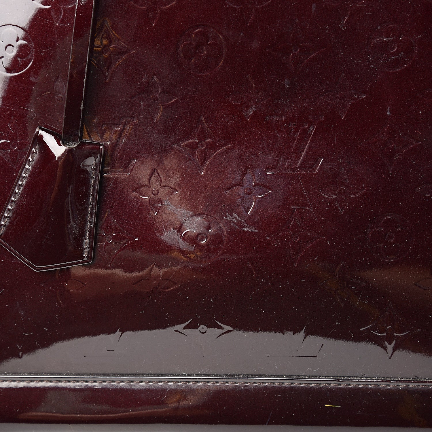 Louis Vuitton Vernis Alma GM Amarante 11 of 21