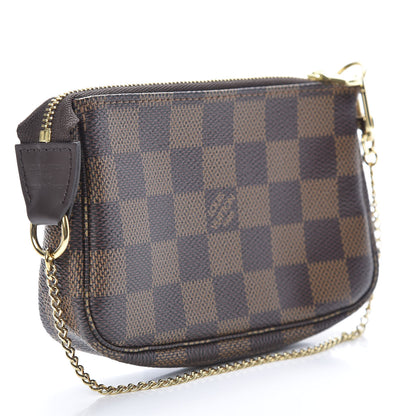 Louis Vuitton Damier Ebene Mini Pochette Accessories 3 of 7