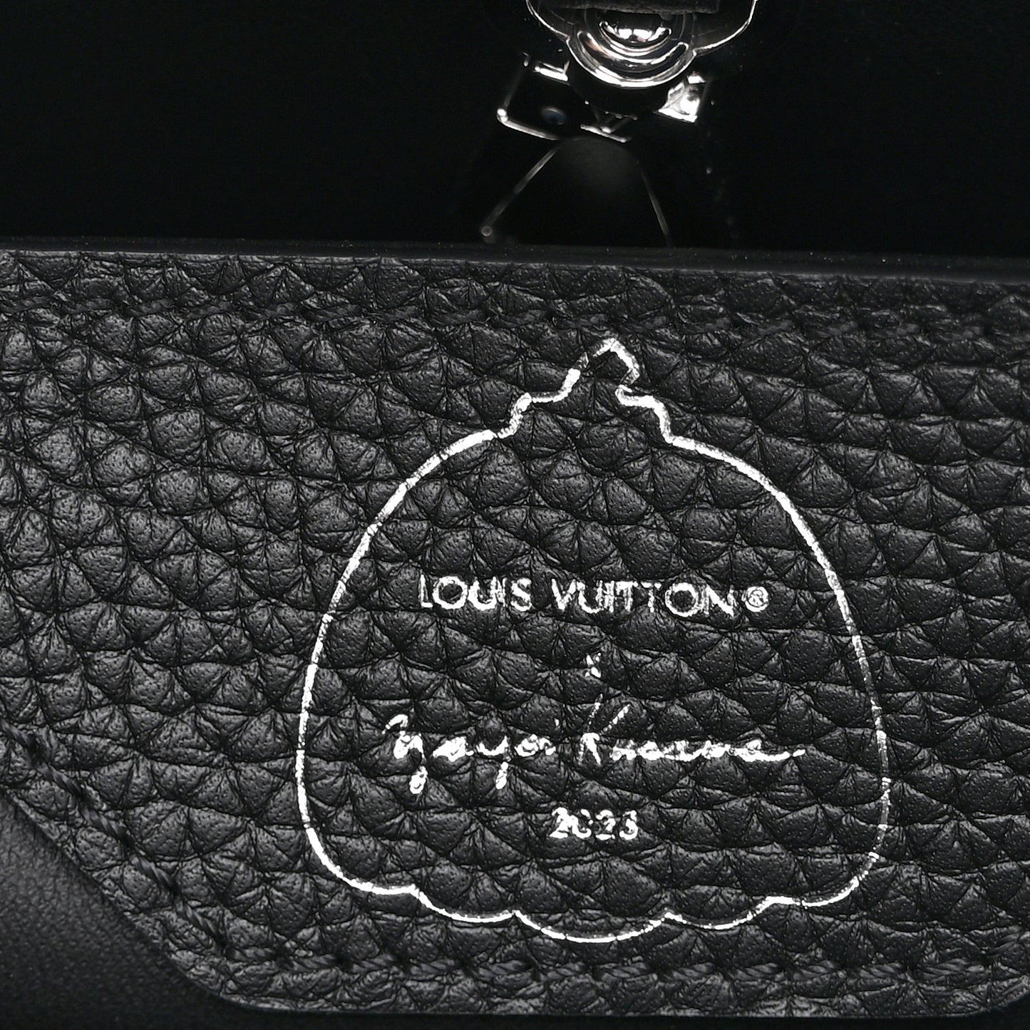 LV X YK Taurillon Capucine MM Black